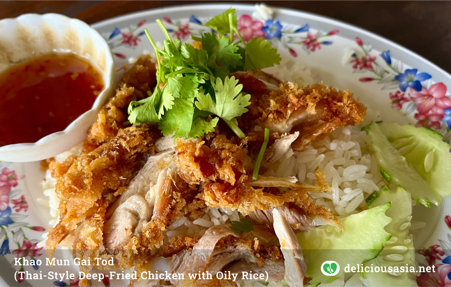 Khao Mun Gai Tod Thai-Style Deep-Fried Chicken with Oily Rice